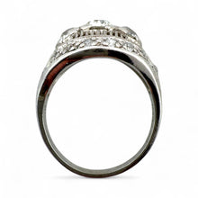 Vintage 1.3CTW Old European Cut Diamond Platinum Cocktail Ring