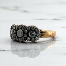 Vintage Styled 1/2 CTW Diamond Cluster Ring