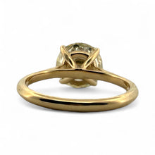 3.36 Carat Round Brilliant Cut Diamond Solitaire Engagement Ring GIA