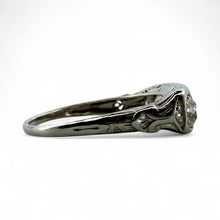 Vintage 1CTW Old Mine Cut Diamond Four Stone Band Style Ring