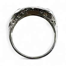 Vintage 1CTW Old Mine Cut Diamond Four Stone Band Style Ring