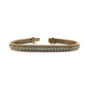 Vintage Retro 5CTW Diamond Tennis Bracelet