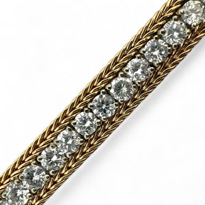 Vintage Retro 5CTW Diamond Tennis Bracelet