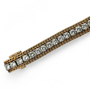 Vintage Retro 5CTW Diamond Tennis Bracelet
