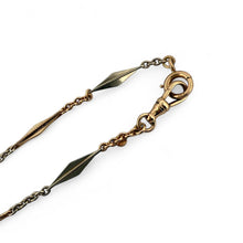 Vintage Two Toned Link Bracelet White & Rose Gold 14k