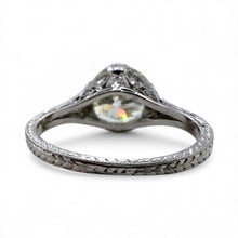 Vintage 3.01 Carat Old European Cut Diamond Solitaire Engagement Ring GIA