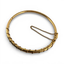 Vintage Gold Bangle Bracelet 14K Yellow Gold