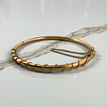 Vintage Gold Bangle Bracelet 14K Yellow Gold