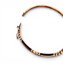 Vintage Dainty Gold Diamond Bangle Bracelet 14K Yellow Gold
