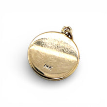Vintage Essex Crystal Pendant 14K Yellow Gold