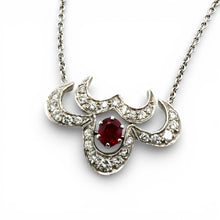 Vintage Ruby & Diamond Necklace