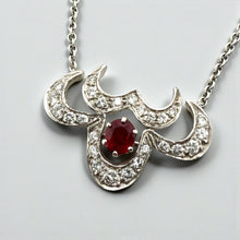 Vintage Ruby & Diamond Necklace