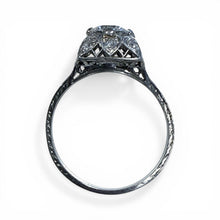 Vintage 0.66 Carat Platinum Diamond Engagement Ring