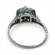 Vintage 0.66 Carat Platinum Diamond Engagement Ring