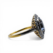 Vintage 4.60 Carat Ceylon Sapphire Ring GIA 18K Yellow Gold