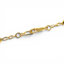 Contemporary Onyx Necklace 36 Inches 14K Yellow Gold