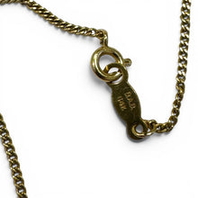Vintage Engraved Locket & Chain 14K Yellow Gold