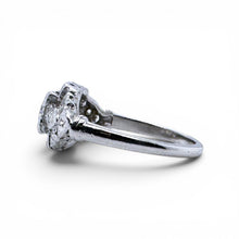 Vintage 0.78 Carat Platinum Diamond Engagement Ring