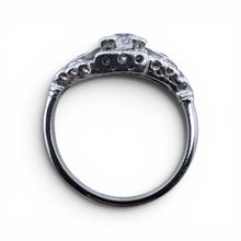Vintage 0.78 Carat Platinum Diamond Engagement Ring