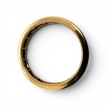 Yellow Gold Sapphire Eternity Band Size 8