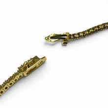 Clastic 4.5CTW Diamond Tennis Necklace 14K Yellow Gold