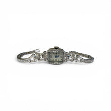 Vintage Platinum Diamond Ladies Wrist Watch