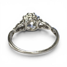 Vintage 2.28 Carat Old European Cut Diamond Engagement Ring
