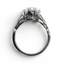 Vintage 2.28 Carat Old European Cut Diamond Engagement Ring