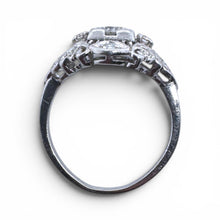 Vintage Platinum 0.5 Carat Diamond Engagement Ring