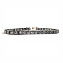 Vintage Art Deco Platinum 5.5 Carat Old European Cut Diamond Tennis Bracelet