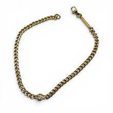 Estate Zoë Chicco Cuban Link Diamond Bracelet 14K Yellow Gold