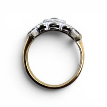 Vintage Two Toned Diamond Cocktail Ring