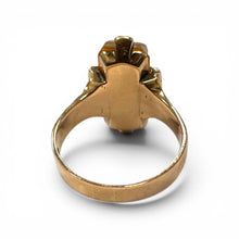 Vintage 14k Rose Gold Cameo Ring Size 6