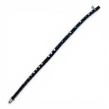 Vintage Platinum Sapphire 12 Carat Tennis Bracelet