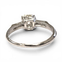 Vintage Platinum 1.99 Carat Old European Cut Diamond Ring GIA