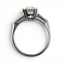 Vintage Platinum 1.99 Carat Old European Cut Diamond Ring GIA