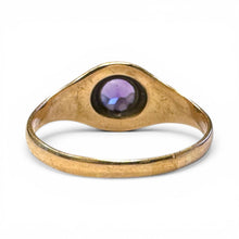 Vintage 9k Rose Gold Amethyst Ring