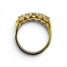 Vintage 10k Yellow Gold 1 Carat Diamond Band