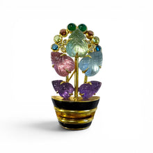 Vintage Kurt Wayne 14k Yellow Gold Tutti Frutti Brooch