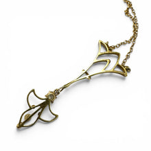Vintage 10k Rose Gold Lavalier Diamond & Peral Necklace
