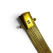 Vintage Retro Era Buckle Bracelet 14K Yellow & White Gold
