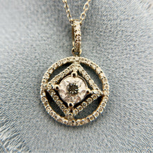 Vintage 1.3 Carat Diamond Necklace 14K White Gold