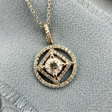 Vintage 1.3 Carat Diamond Necklace 14K White Gold