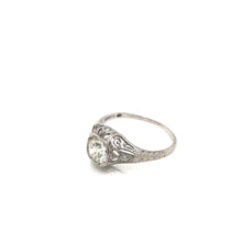 Antique Art Deco 0.85 Carat Diamond Platinum Engagement Ring