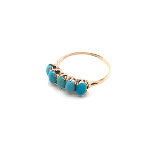 ANTIQUE VICTORIAN TURQUOISE RING