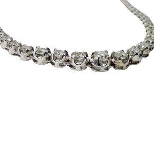 5.5 CARAT GRADUATED DIAMOND NECKLACE