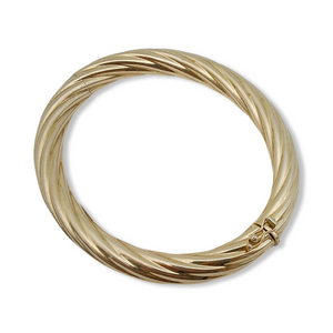 14K RETRO BANGLE