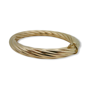 14K RETRO BANGLE