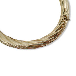 14K RETRO BANGLE