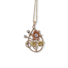 VICTORIAN TRIGOLD DIAMOND NECKLACE